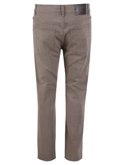 Max & Liu Pantaloni da uomo regular fit in cotone taglie grandi - taupe