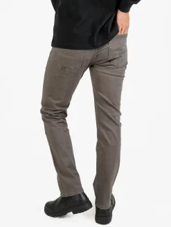 Max & Liu Pantaloni da uomo regular fit in cotone taglie grandi - grigio scuro