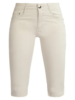 Max & Liu Pantaloni donna a pinocchietto in cotone