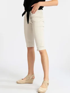 Max & Liu Pantaloni donna a pinocchietto in cotone