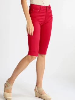 Max & Liu Pantaloni donna a pinocchietto in cotone