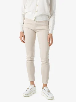 Max & Liu Pantaloni donna push-up - beige