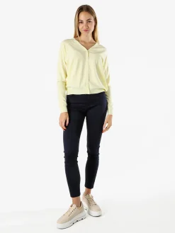 Max & Liu Pantaloni donna push-up - blu
