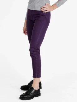 Max & Liu Pantaloni donna regular fit con dettagli strass