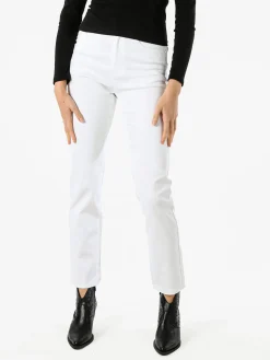 Max & Liu Pantaloni regular da donna - bianco