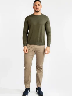 Max & Liu Pantaloni uomo in cotone taglie grandi