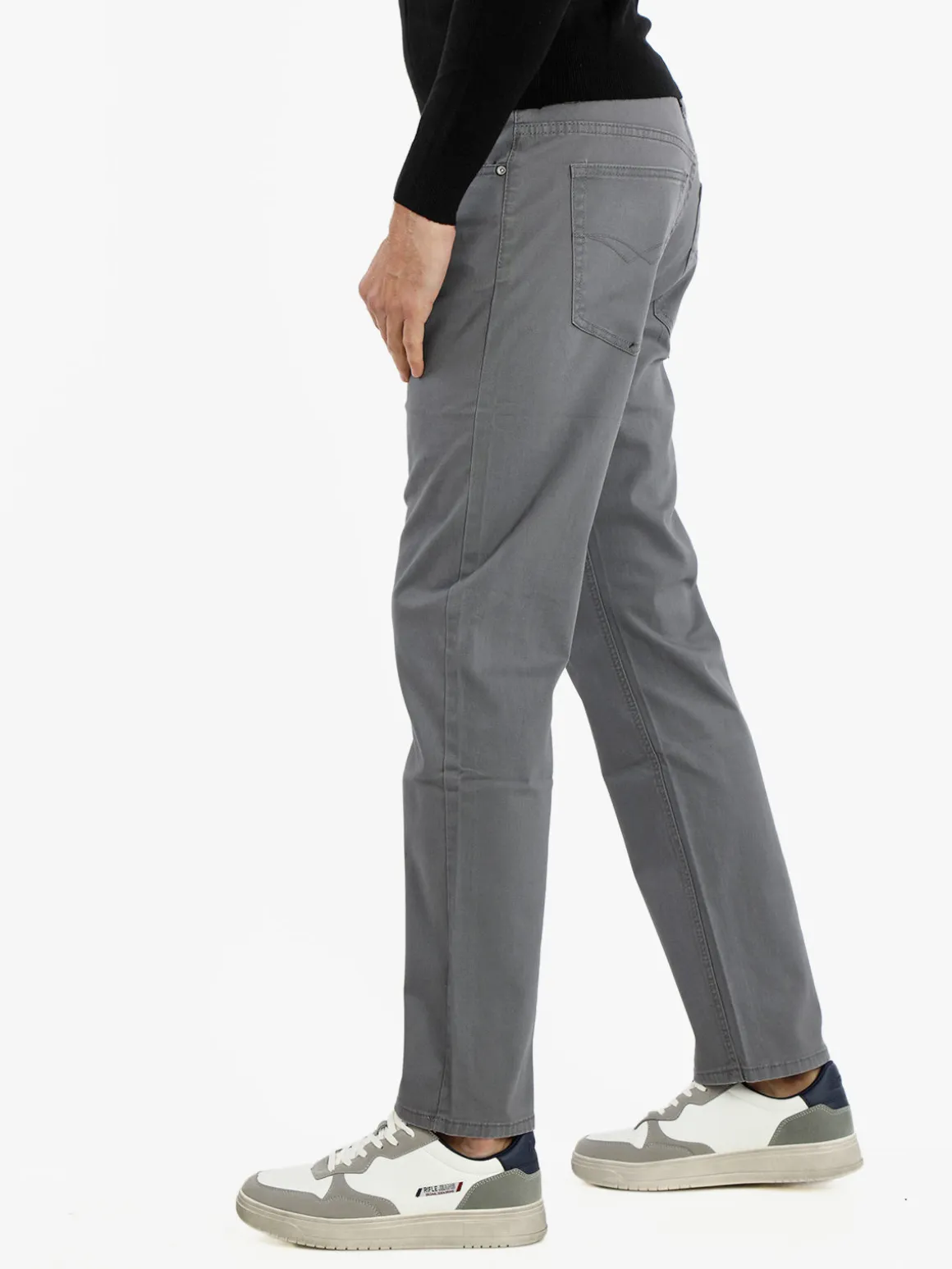 Max & Liu Pantaloni uomo in cotone regular fit taglie grandi
