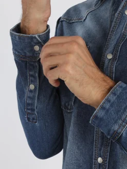 Max Tre Camicia uomo in jeans