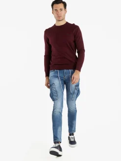 Max Tre Jeans da uomo slim fit con tasconi
