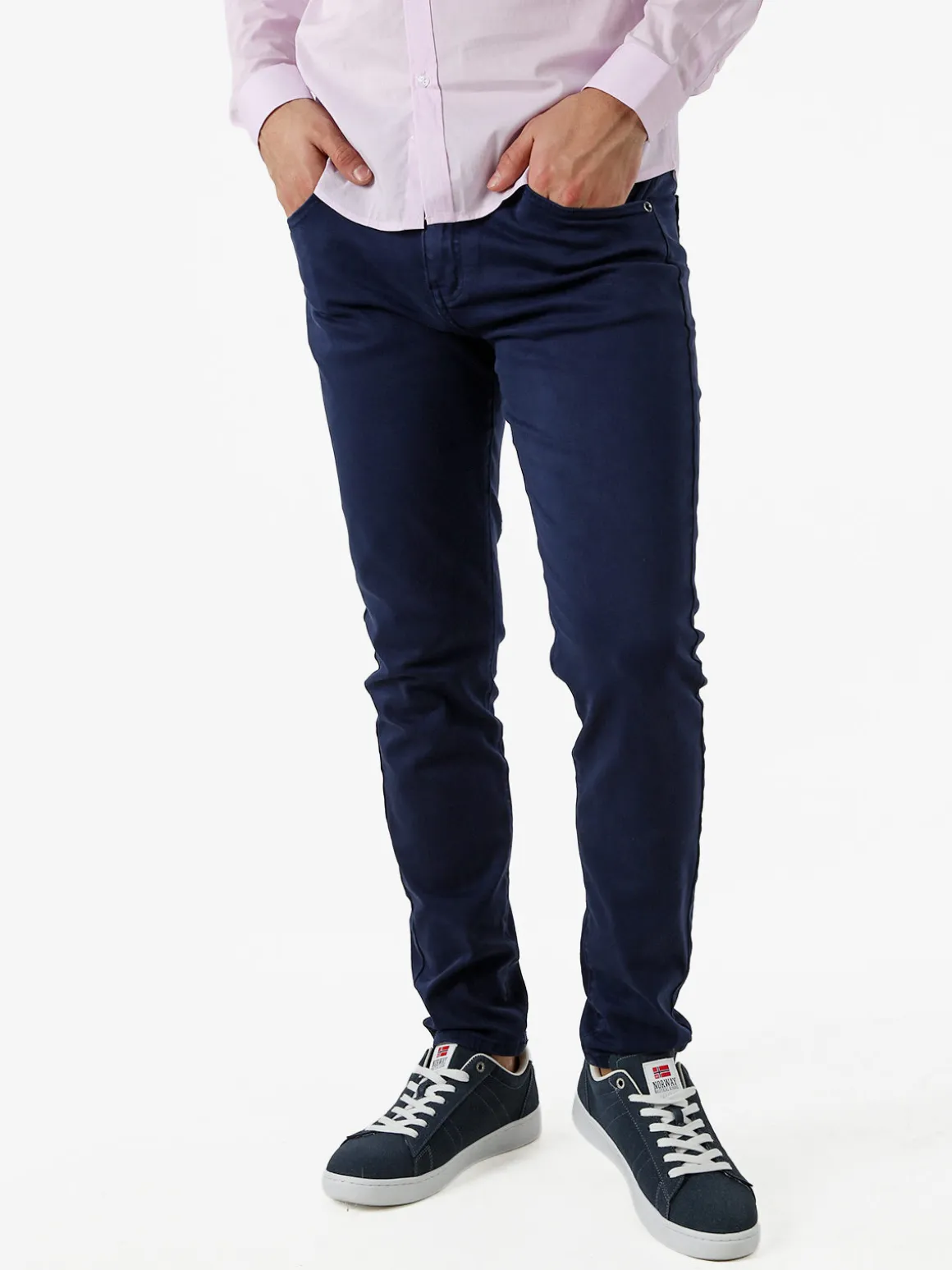 Max Tre Pantaloni jeans skinny da uomo - blu