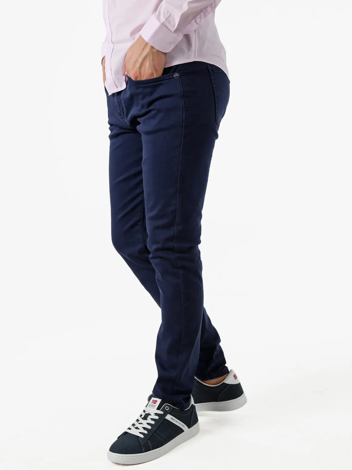 Max Tre Pantaloni jeans skinny da uomo - blu
