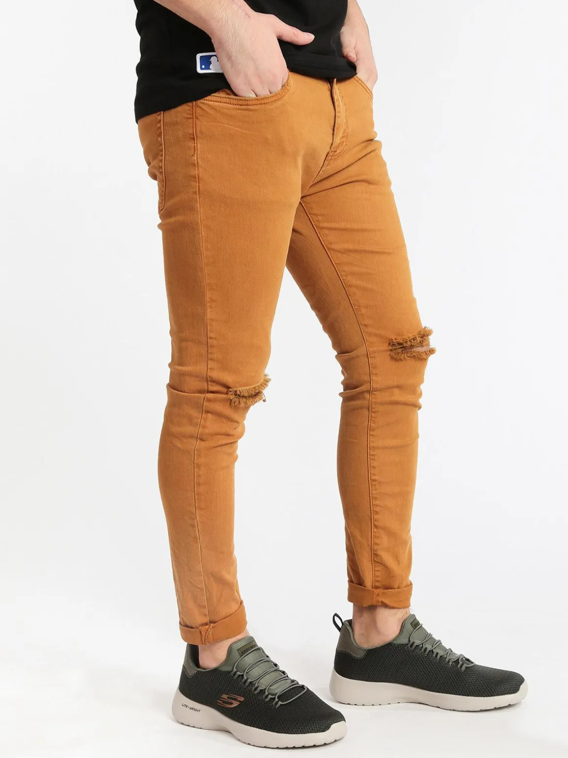 Max Tre Pantaloni strappati