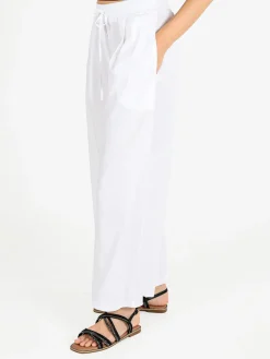 Maya Pantaloni donna a gamba larga in cotone