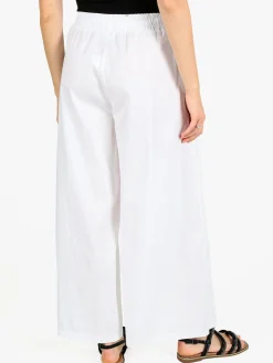 Maya Pantaloni donna a gamba larga in cotone