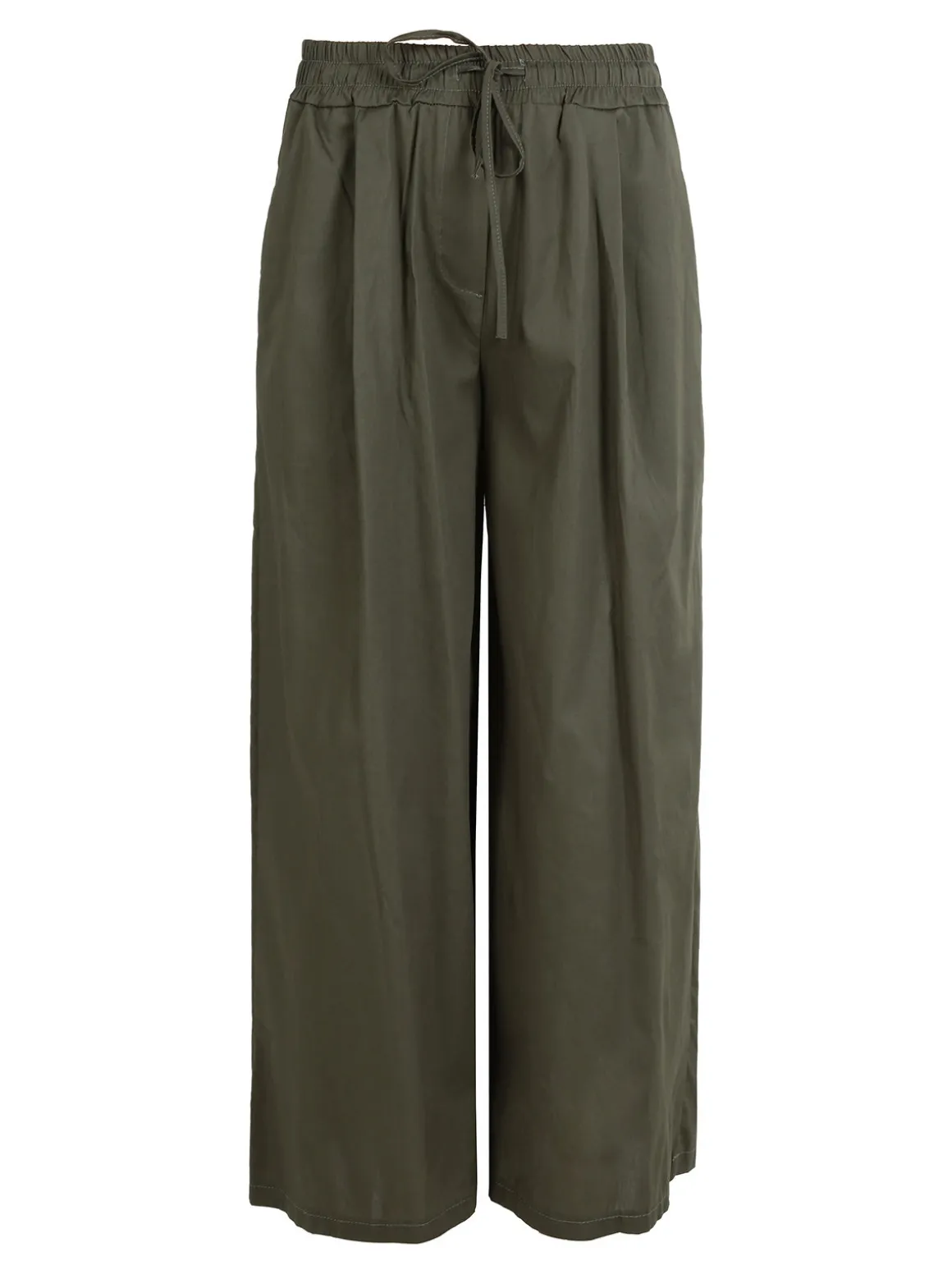 Maya Pantaloni donna a gamba larga in cotone