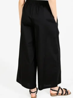 Maya Pantaloni donna a gamba larga in cotone
