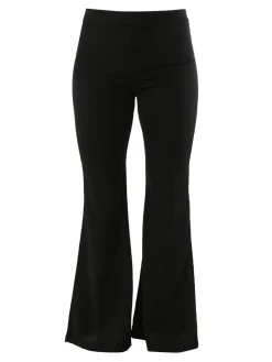 Maya Pantaloni eleganti da donna con finale a zampa - nero