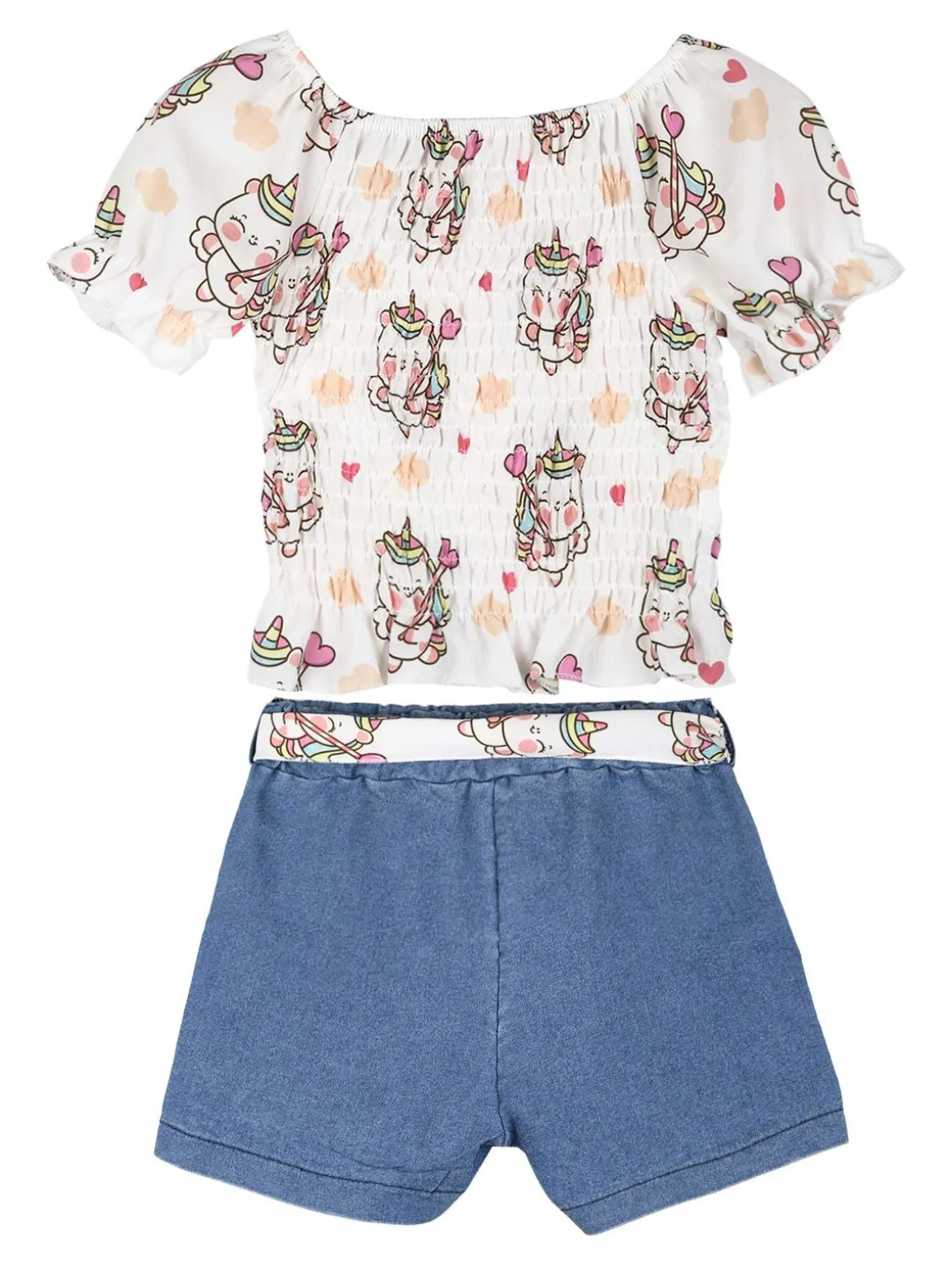 Mec Girl Completo da neonata con top e shorts