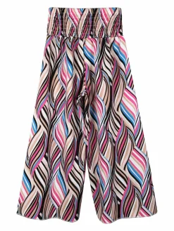 Mec Girl Pantaloni colorati da bambina a gamba larga