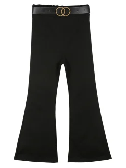 Mec Girl Pantaloni da bambina a zampa con cintura