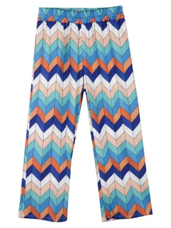 Mec Girl Pantaloni da bambina a gamba larga