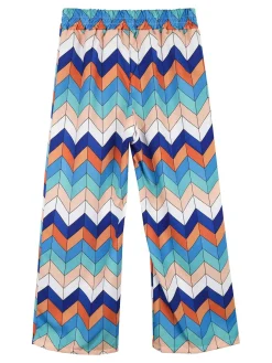 Mec Girl Pantaloni da bambina a gamba larga