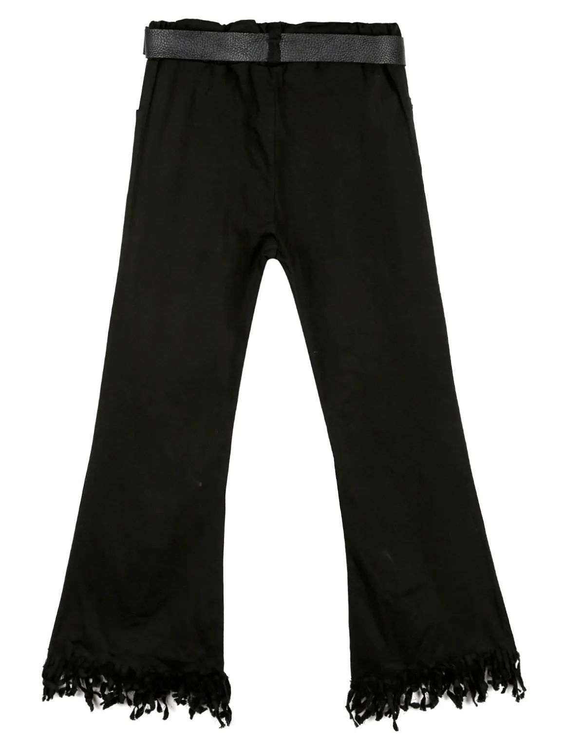 Mec Girl Pantaloni da bambina sfrangiati a zampa