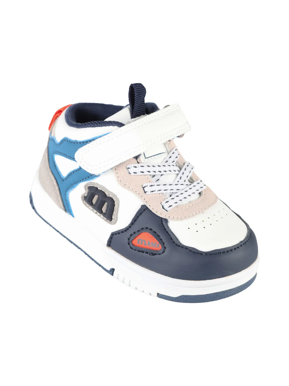 Melania Sneakers alte da bambino con cinturino a strappo