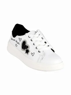 Melania Sneakers basse da ragazza con strass