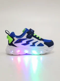 Melania Sneakers da bambino con luci e chiusura a strappo