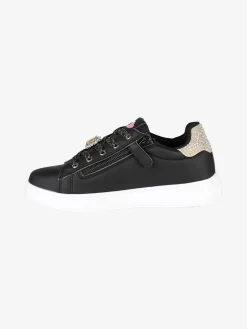 Melania Sneakers gioiello da ragazza con lacci e zip