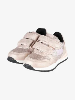Melania Sneakers glitter da bambina con strappi