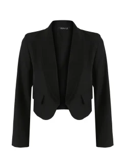 Melitea Blazer corto da donna elegante - nero
