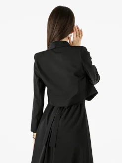 Melitea Blazer corto da donna elegante - nero