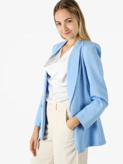 Melitea Blazer donna aperto - azzurro