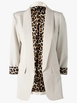 Melitea Blazer donna aperto - beige