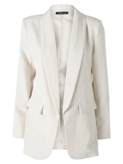 Melitea Blazer donna aperto - beige