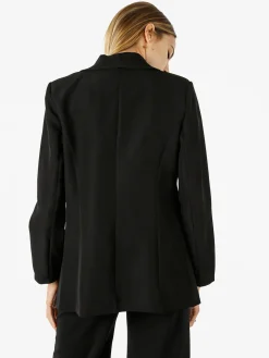 Melitea Blazer donna aperto - nero