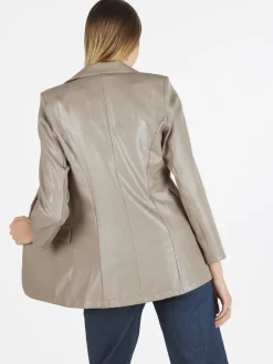 Melitea Blazer donna oversize monobottone