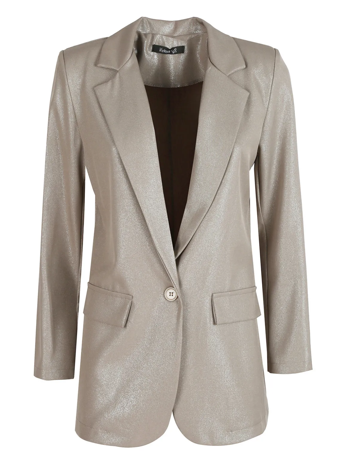 Melitea Blazer donna oversize monobottone