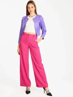 Melitea Pantaloni donna a gamba larga