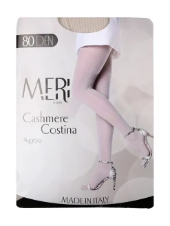 Meri Collant Cashmere a costina 80 denari