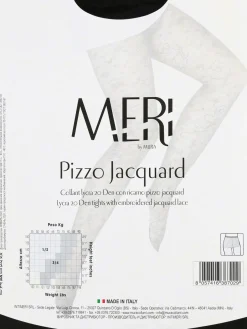 Meri Collant 20 denari con pizzo