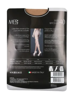 Meri Collant donna riposante 40 denari - taupe