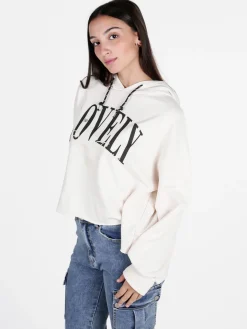 Miho'S Felpa donna oversize con cappuccio