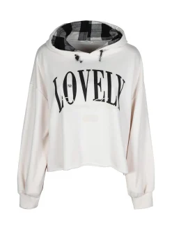 Miho'S Felpa donna oversize con cappuccio
