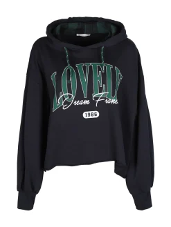 Miho'S Felpa donna oversize con cappuccio