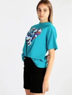 Miho'S Maxi t-shirt donna con stampa