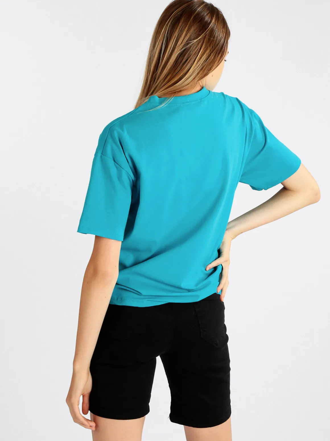 Miho'S Maxi t-shirt donna con stampa