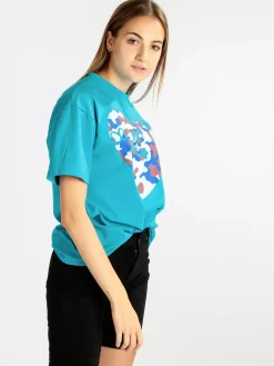 Miho'S Maxi t-shirt donna con stampa